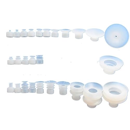 10Pcs Robot Accessories Suction Cup Silicone Nozzle Industrial Vacuum Silica Gel Powerful Sucker Industrial Suction Nozzle(TS2-40)
