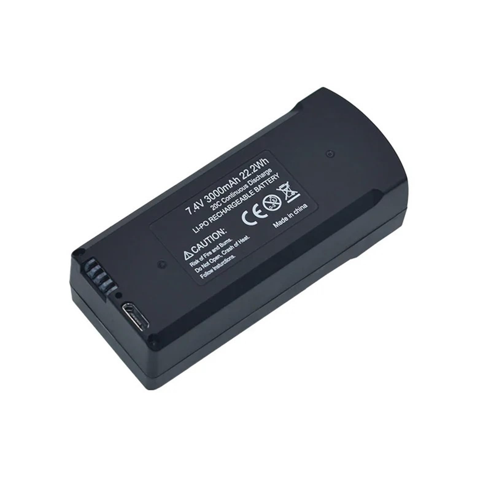 Batterie Lipo Originale V168 Pro Max 7.4V 3000mAh, Adaptée Au GPS V168 V198 8K 3.7V 2000mAh, Charge De Drone, Batterie De Secours Compatible(3.7V-2Pcs)