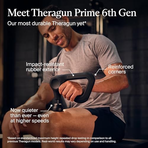 TheraGun Prime (6th Generation) Massage Gun by Therabody – Deep Tissue, Powerful Massage in a Rugged, Durable Design for Reliable Recovery & Pain Relief - Image 3