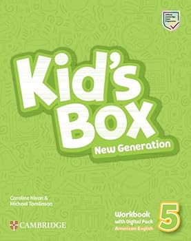 Paperback Kid's Box New Generation Level 5 Workbook with Digital Pack American English Book