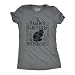 Womens Salems Sanctuary for Wayward Cats T Shirt Funny Spooky Halloween Kitten Lovers Tee for Ladies Funny T Shirts Halloween Tops for Women Cool Cat Top Dark Grey L