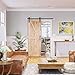 SMARTSTANDARD 5ft Barn Door Hardware kit, Barn Door Track, Sliding Door Hardware kit, Smoothly and Quietly -Heavy Duty Sturdy -Easy to Install, Fit 30