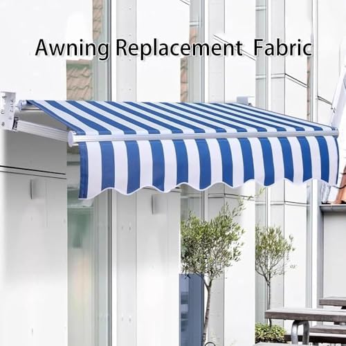 Auvent rétractable imperméable rouge 4,9x1,5m pour store banne fenêtre