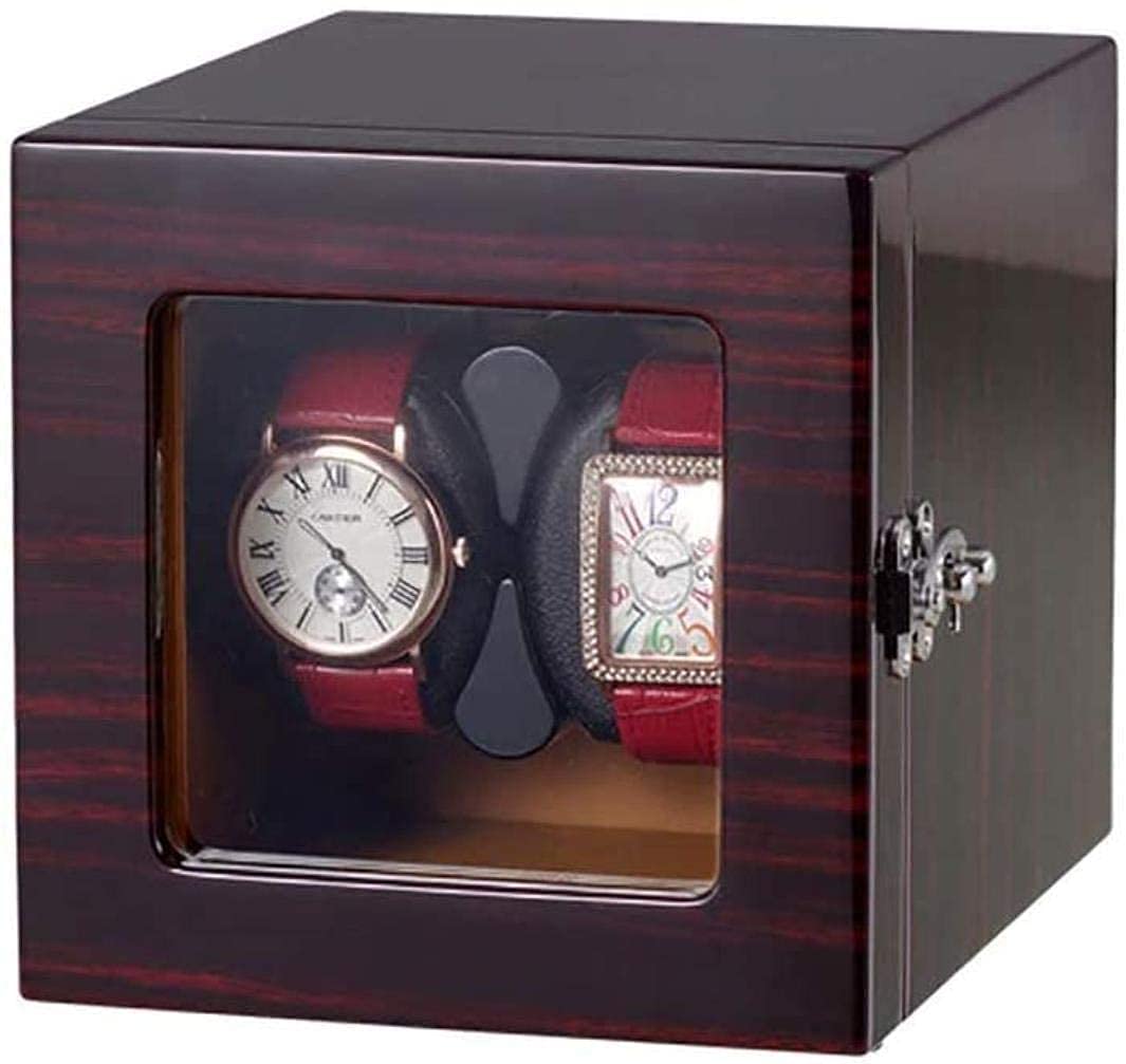 OLSKFUH Automatic Watch Winder Watch Winder For Automatic Watches Built-In Wood Shell Piano Paint Exterior And Extremely Double Automatic Watch Winder,