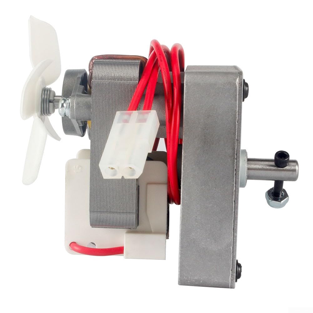 Kit motore a coclea di ricambio da 1,5 giri/min, compatibile con griglie a pellet di legno Traeger/PitBoss e griglie da campo, accessori per barbecue a coclea motore