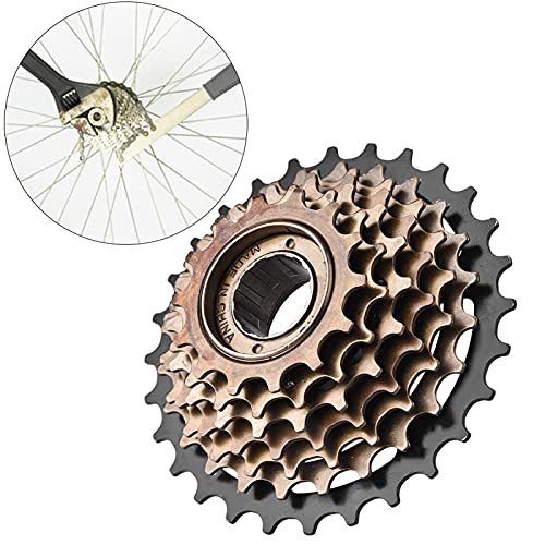 7 Speed Bike Cassette, 14T-28T Bike Rear Multistage Flywheel, Road Bike Bicycle Sprocket, Thread Type Bike Cassette, Mtb Rear Freewheel Replacement Accessories #TOP3