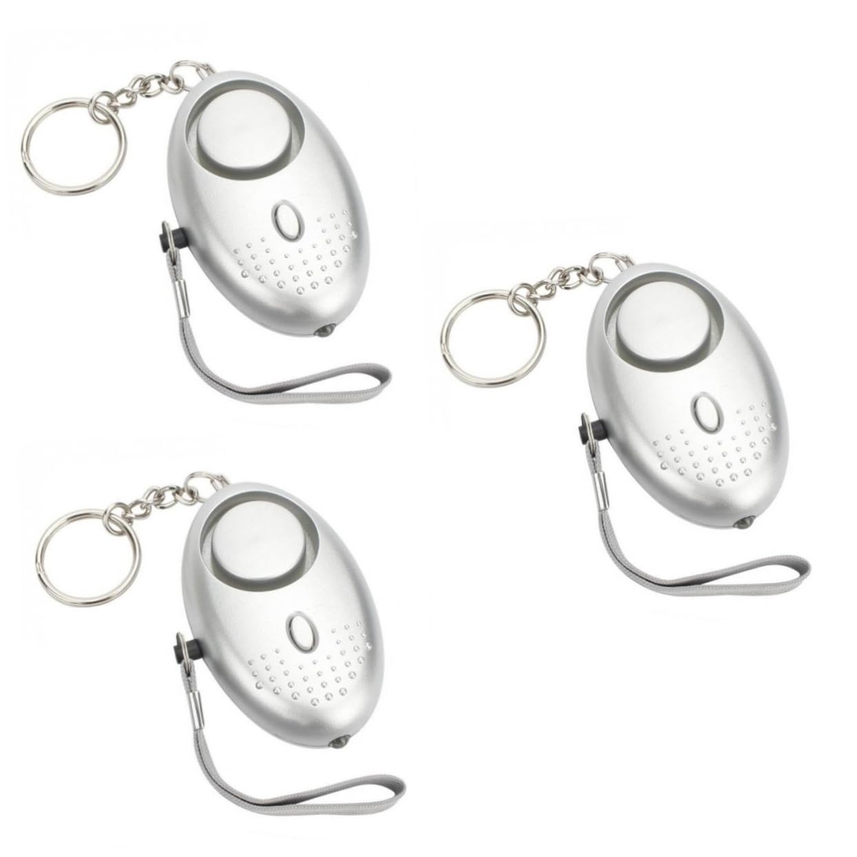 jojofuny 6piezas Alarmas Personales con Luz Led Pack De Seguridad Emergencias para Mujeres Niño Niña y Ancianos Diseño Portátil y Ligero para Trabajadores Nocturnos y Actividades Al