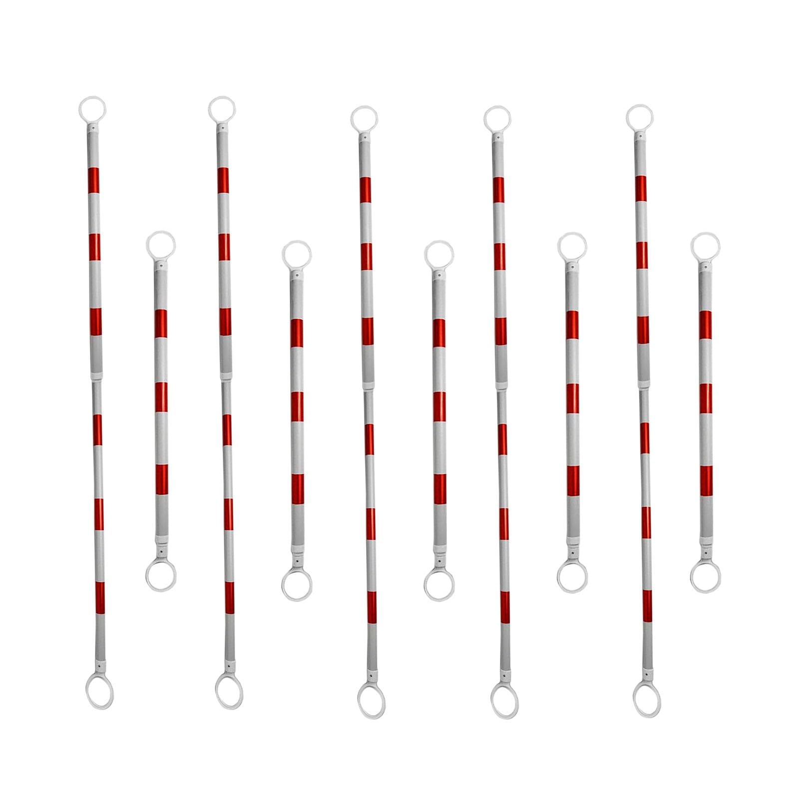 Poteau de délimitation télescopique extensible 1,2-2,2m pour cône de chantier
