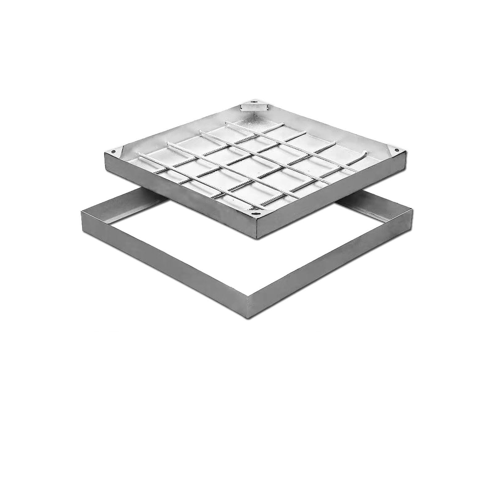 Couvercle de regard invisible pour aménagement de terrasse et jardin
