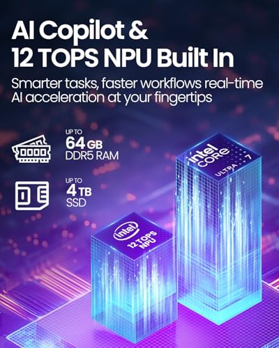 HP Laptop 15 fd1014nf 15.6 Core Ultra 5 RAM SSD AZERTY - vue 5