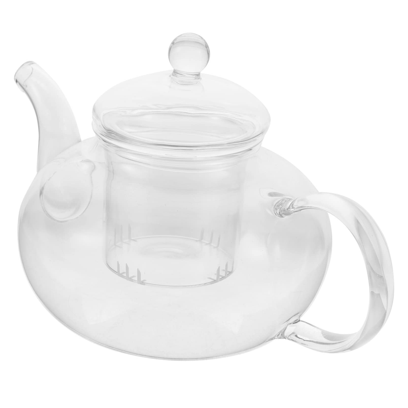 Gooseneck Tea Pot Glass Flower Teapot Glass Teapot Make Tea Thicken Transparent Glass Tea Set Small Teapots