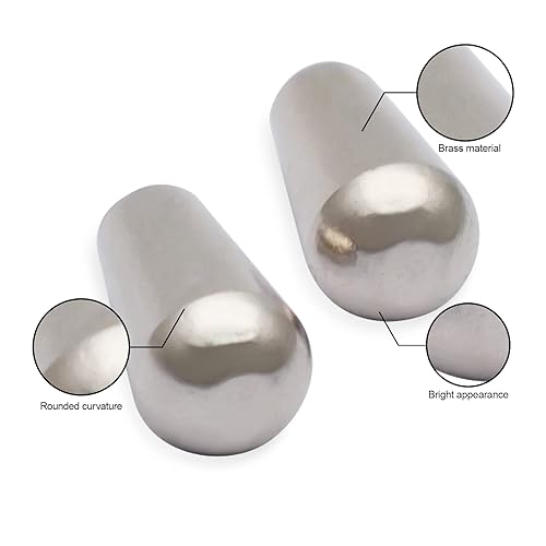 Miniatura 33 de MAXCHEER Interruptor de palanca de 3 vías para guitarra LP de latón SAE 8-32 con rosca de EE. UU., perilla para interruptor Gibson Les Negro