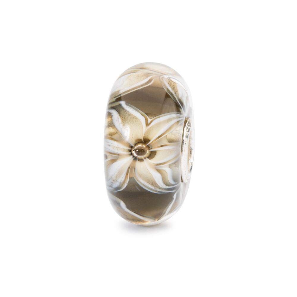 Trollbeads Szklany koralik kwiaty elegancji