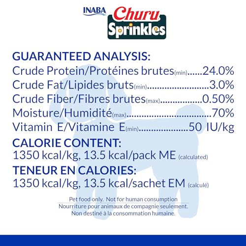 INABA Churu Sprinkles Dog Meal Topper, Chicken Cheese, 18ct - image 5