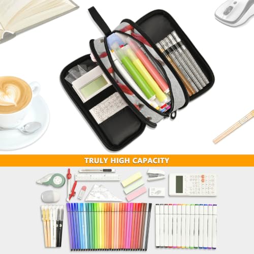 Image of Pencil Case Baseball Sport 3 Compartments Pencil Pouch