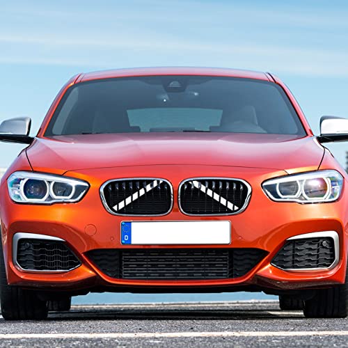 Image of Jaronx Compatible with BMW V Brace Cover, Front Grill Inserts V Bar Brace Trim Covers Compatible with BMW for 1'F20 F21 /2'F22 F23 /3'F30 F31 F34 /4'F32 F33 F36 /5' G30 G31 /6'G32 /7'G11 G12 /8'G14 (White)