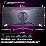 Gawfolk 34 Inch Curved Monitor 100Hz WQHD Computer Screen Built-in Gawfolk 34 Inch Curved Monitor 100Hz WQHD Computer Screen Built-in