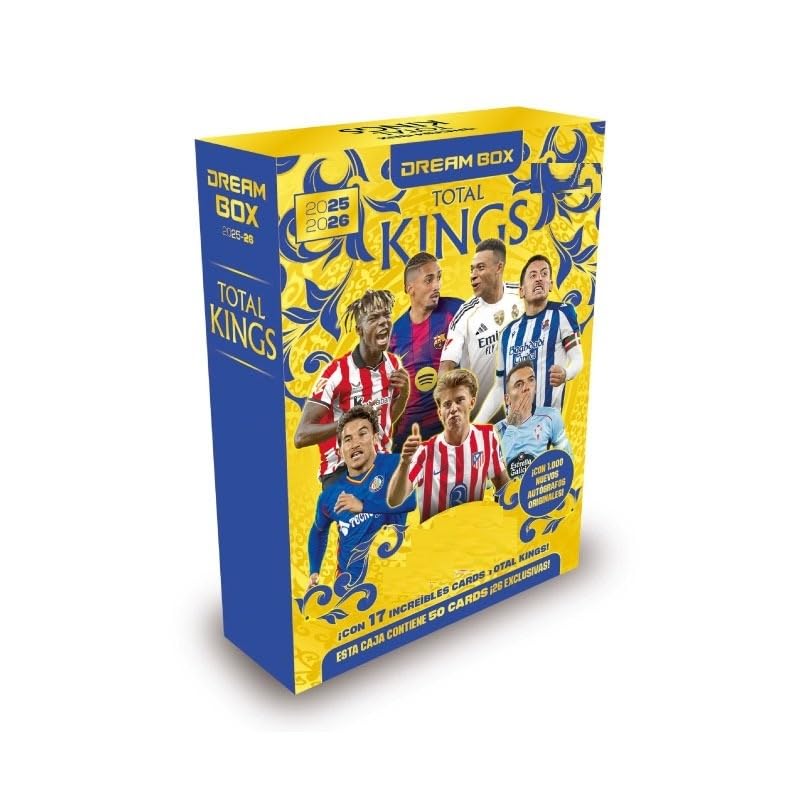 1 Caja Dream Box Total Kings ADRENALYN 2025 2026 Liga 25 26