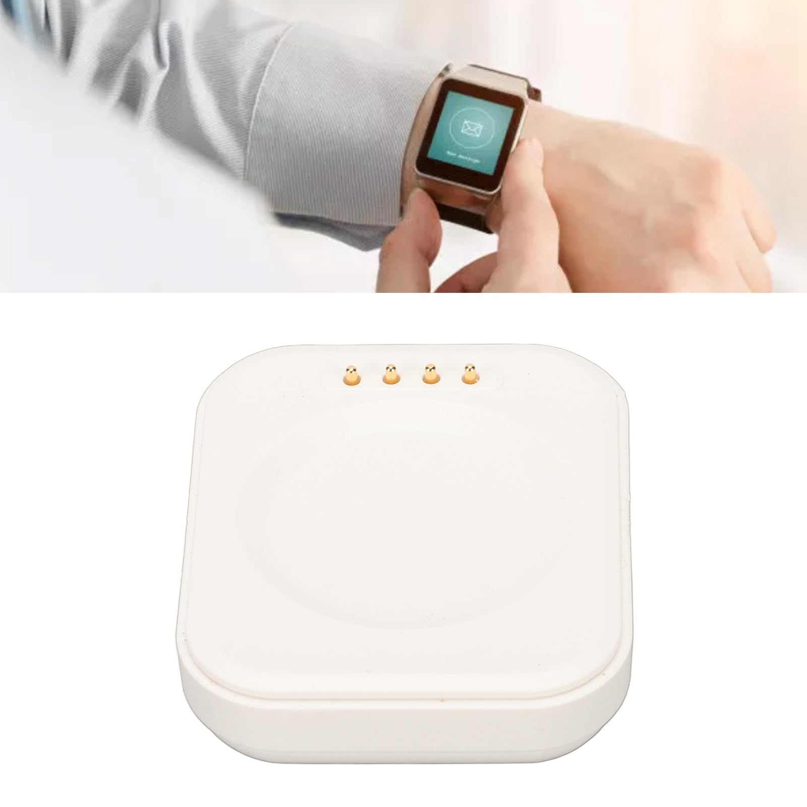 Bezprzewodowa ładowarka do Zegarka 2 42mm 2 46mm 3 3pro, Magnetyczna Stacja ładująca USB z Kablem 3,3 Stopy, Wymienny Kabel ładowarki USB Przewód Dokujący, Bezpieczne i