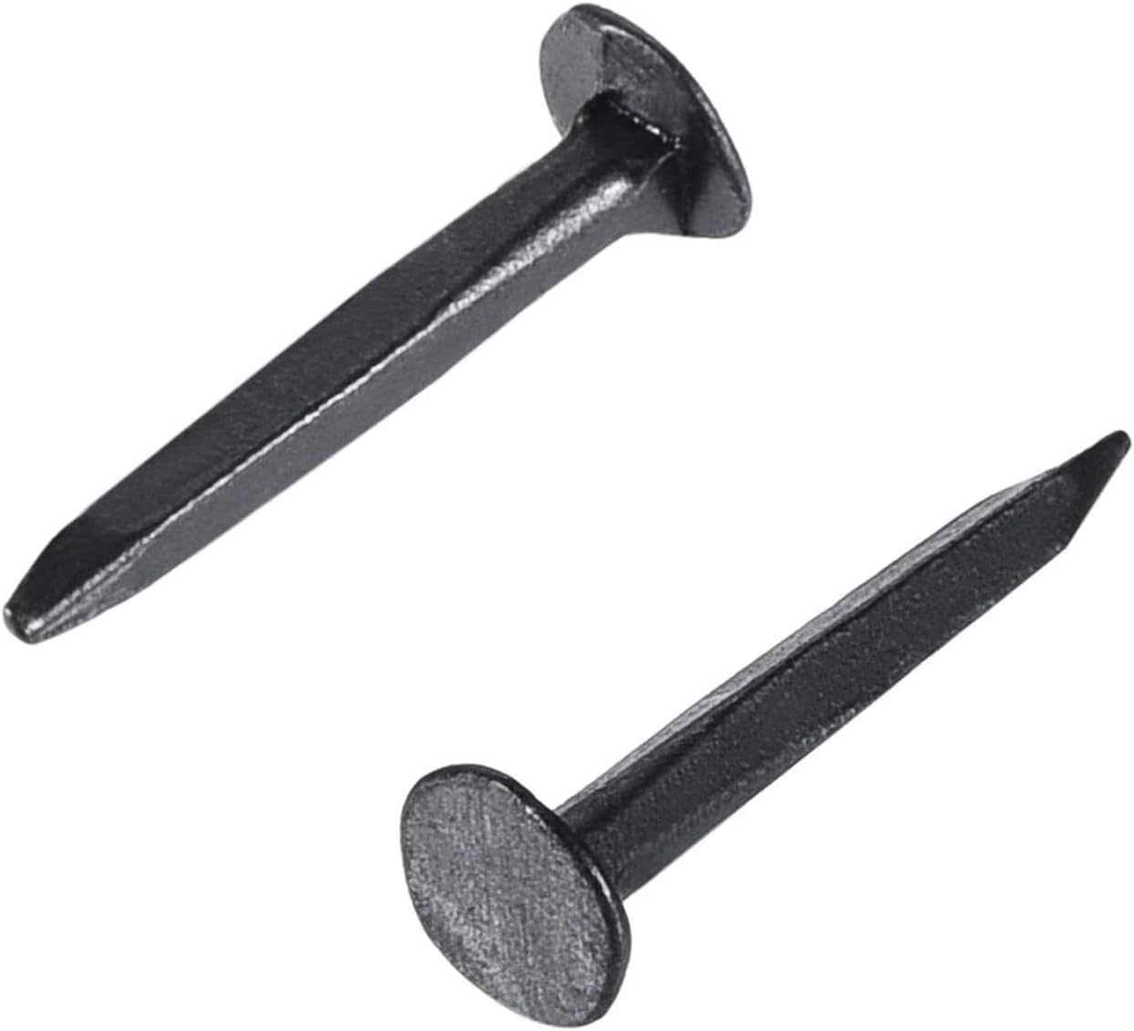 1000PCS 13mm Black Iron Shoe Nails Tacks - Rust Resistant Boot Studs for Shoe & Boot Repair, Leather Craft, DIY Upholstery, Woodworking - Mini Brad Tacks for Soles, Heels, Furniture(0.5 Inch)
