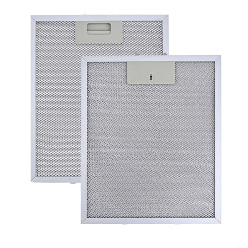 Cloudpower Filtro de campana de aluminio, 34x28cm Filtro de campana de cocina de 5 capas para ventilador extractor Filtro de ventilación de malla para campana de cocina Filtro de ventilación de