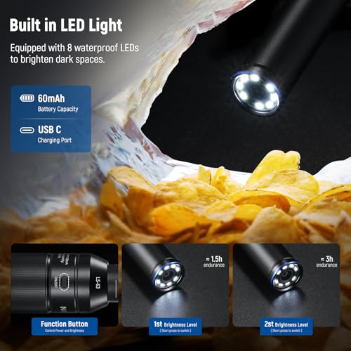 NEEWER 16mm 4X Macro Probe Lens with 109° FOV 17mm Thread Rechargeable LED Light for Mobile Macro Photography Video Recording Compatible with iPhone Samsung Camera Lens NEEWER Phone Cage/Case, LS-63 - image 6