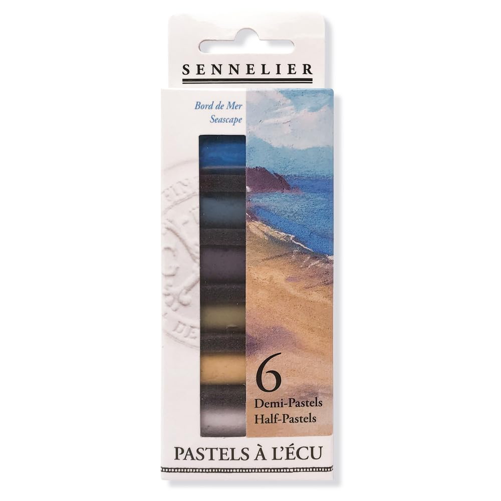 Pastel case - 6 Half Pastels - Seaside
