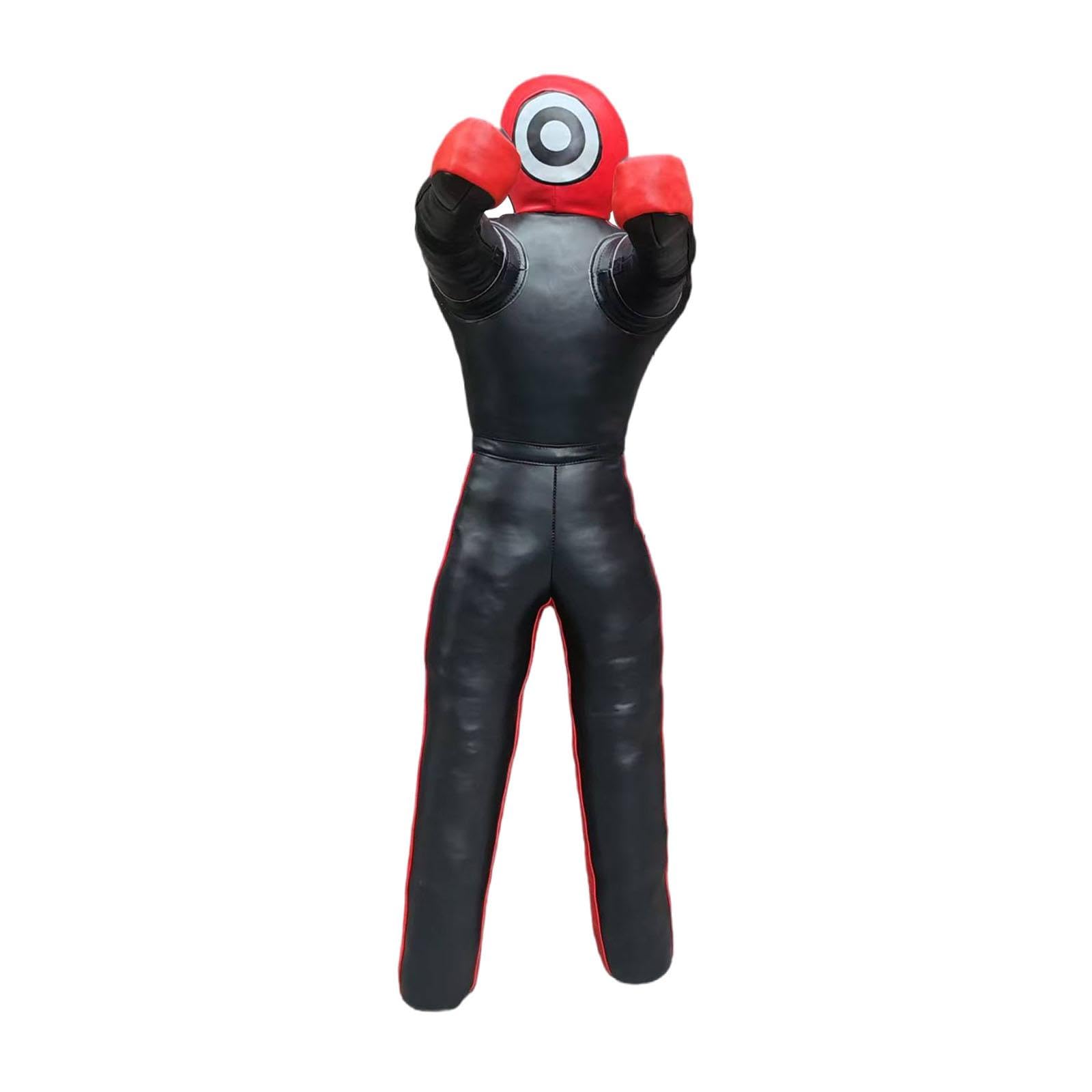 Colaxi MMA Grappling Dummy Boxing Bag Unfilled MMA Multifunction Kick Boxing Karate Training Dummy Wrestling Punch for Kids Children, Height 91.5cm