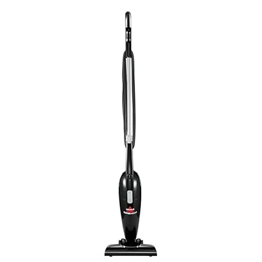 Bissell 2033M Featherweight Stick Lightweight Bagless Vacuum and Electric Broom with Crevice Tool for Hard Floors and Carpets, Black