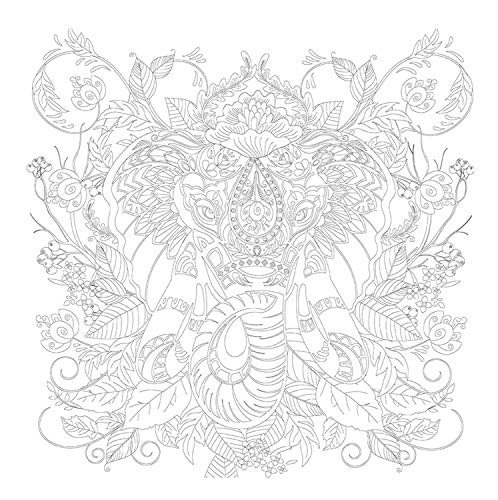 Honsell 12134 - Keilrahmen mit Elefant Motiv, Format 30 x 30 cm,...