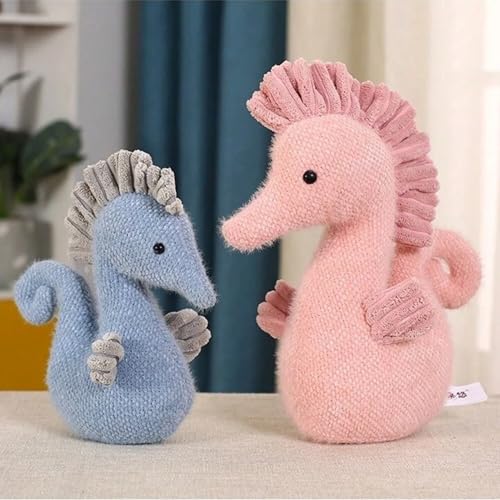 Image of Flufies Plush Toys - Snuggly and Aesthetic Stuff Plush Toys and Baby Toys - Soft Toys for Baby Girl and Baby Boy - Soft Toys for Girlfriend Gift (Sea Horse)