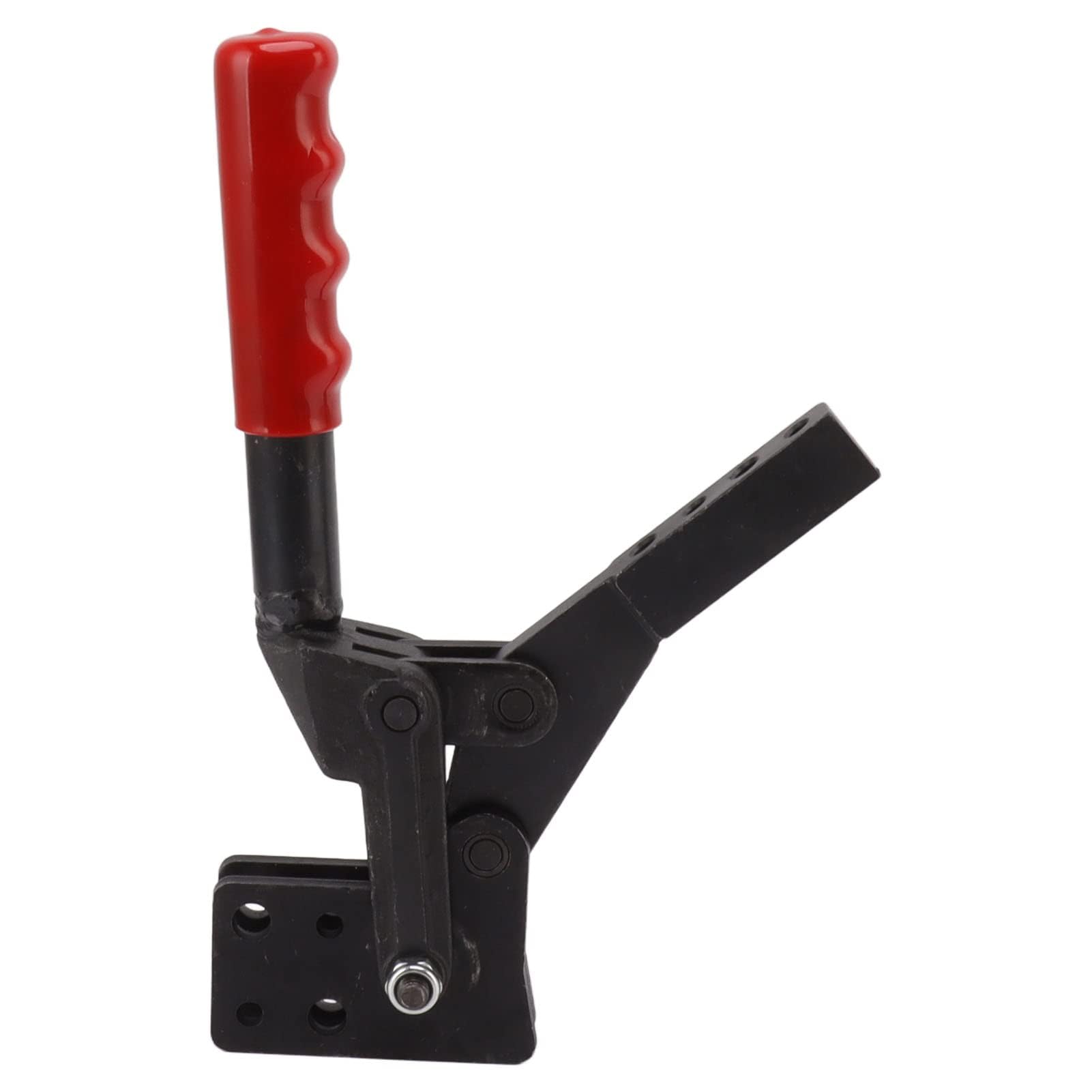 Abrazadera de palanca, abrazadera de acero al carbono resistente, fuerza de 700 kg, mango de presión de 200 grados, para puertas de coche, operaciones mecánicas y aplicaciones de soldadura GH 70730A
