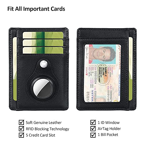 Befen Airtag Wallet For Men And Women, Befen Leather Slim Minimalist Rfid Blocking Wallets With Airtags Case Holder thumb #1