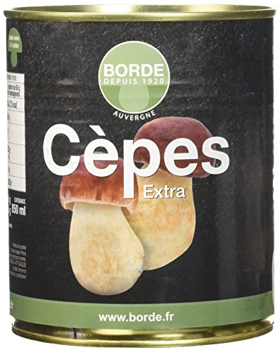 Borde - Borde Cèpes Extra en Conserve Boîte 4/4 - 455 g - Lot de 3 - 3.8/5