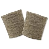 USIT, Manschetten aus Wolle, 8 x 9 cm, ideal zum Reparieren von Jacken und Jacken, 1 Paar, Walnuss