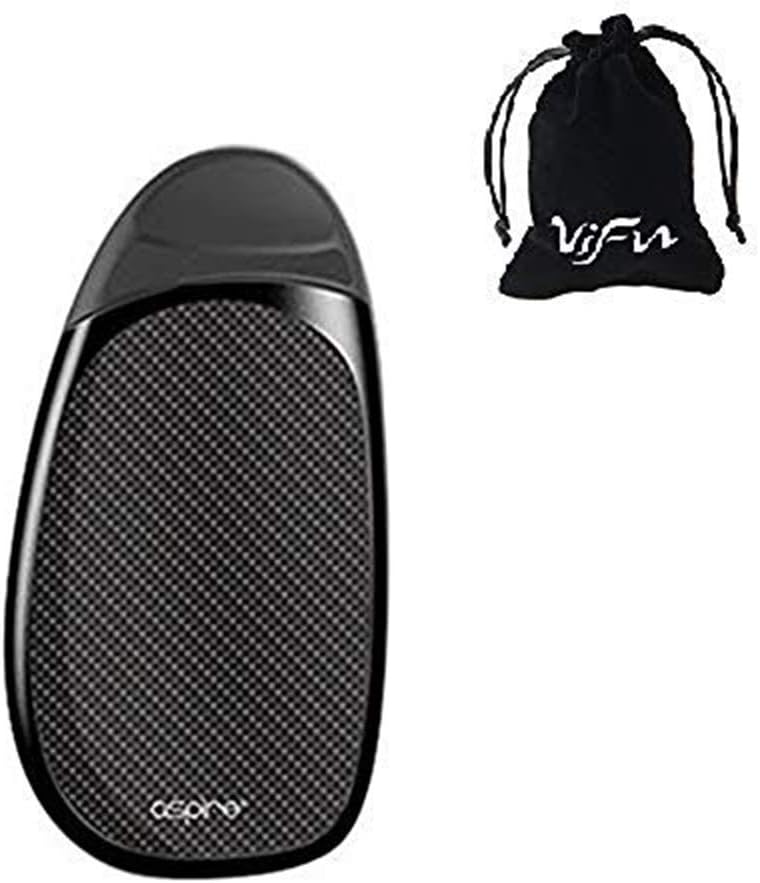E Cigarette Starter kit Aspire Cobble AIO Pod Kit 700mAh inbuilt Battery 1.8ml vapeonly Bag Rechargeable Electronic Cigarette No e Liquid, No Nicotine (Black)