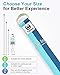 Tumaz Yoga Strap/Stretch Bands [15+ Colors, 6/8/10 Feet Options] with Extra Safe Adjustable D-Ring Buckle, Durable and Comfy Delicate Texture - Best for Daily Stretching, Physical Therapy, Fitness