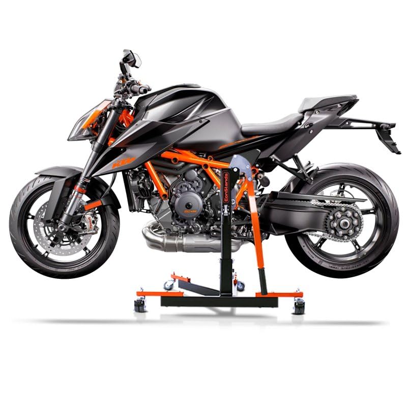 Bequille d'atelier Centrale CS Power Evo Compatible avec KTM 1290 Super Duke R 20-23 Orange