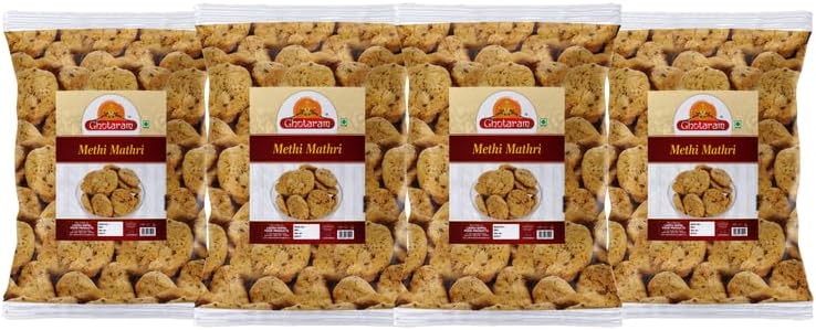 Ghotaram Methi Mathri Chai Time Matthi Snack | Authentic Handmade ...
