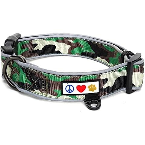 Pawtitas Reflective Camouflage Dog Collar Cover