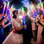 68 Pack led foam glow sticks bulk,wedding glow sticks for reception props，white light-up sticks for adults wedding，light up foam sticks，party light sticks pack,light sticks for parties bulk. - Image 2
