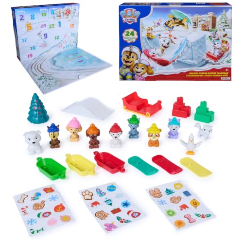 Paw Patrol 2026 Holiday Rescue Advent Calendar Toy Figures Playset