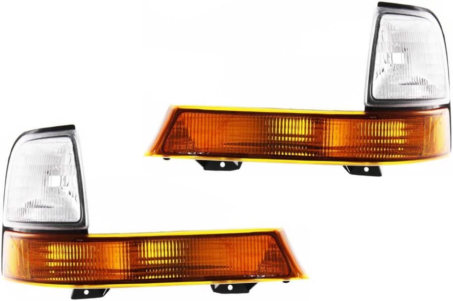 For 1998 1999 2000 Ford Ranger Pair Park/Signal/Side Marker Lights Driver and Passenger Side Unitpark/side marker combo FO2520144 FO2521144 | F87Z-13201BA, F87Z-13200BA, XL5Z 13201AA, XL5Z 1300AA