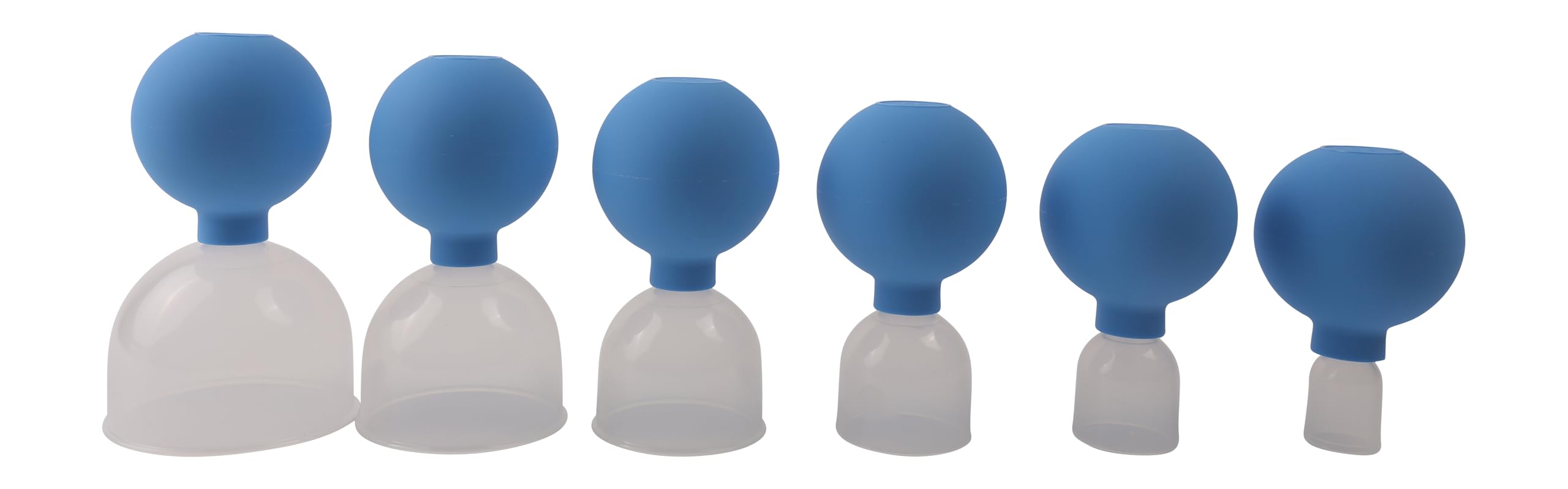 CS005 - Set di 6 ciotole per coppetta, misura L (20, 30, 40, 50, 60, 70 mm)