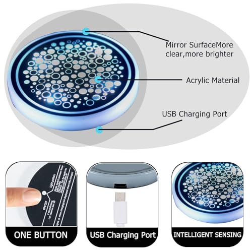 Posavasos LED para autos con cambio de color Unifizz miniatura 6