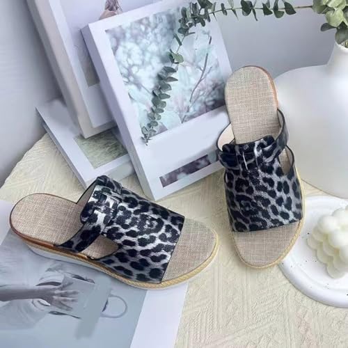 Sandales compensées pour femmes en design de bottines d'été légères