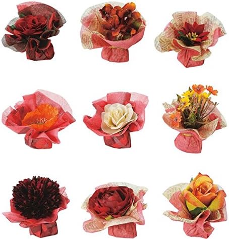 Amazon クラシカルなフラワーのプチギフト 1個 ドラジェ バラ 花 結婚式 二次会 Hitomi Produce ナッツ 通販