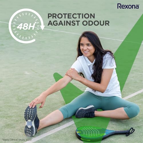 Image of Rexona Aloe Vera Underarm Roll-On Deodorant for Women | 72 Hours Long-Lasting Odour Protection | 0% Alcohol, Safe on Skin | 25ML (Pack of 5)