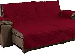 CAPA PARA PROTETORA DE SOFÁ RETRÁTIL E RECLINÁVEL DE DOIS LUGARES DE 1,10M TOTAL 2,20M X 2,40M ALTURA (Vinho)