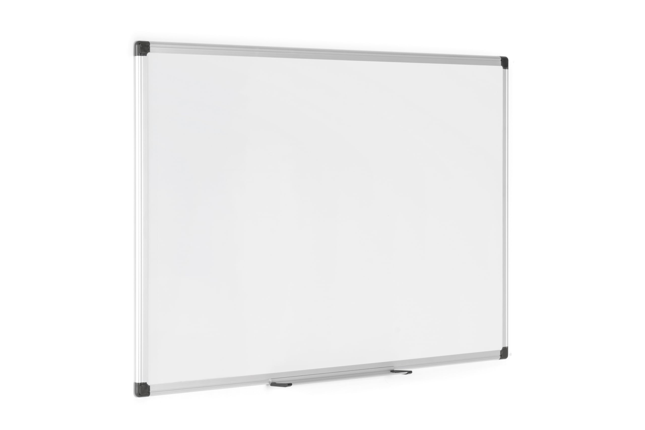 Bi-Office Maya magnetyczna tablica suchościeralna, 90 x 60 cm, emaliowana powierzchnia premium, zmywalna, z aluminiową ramką i półką na długopisy, tablica magnetyczna, tablica memo